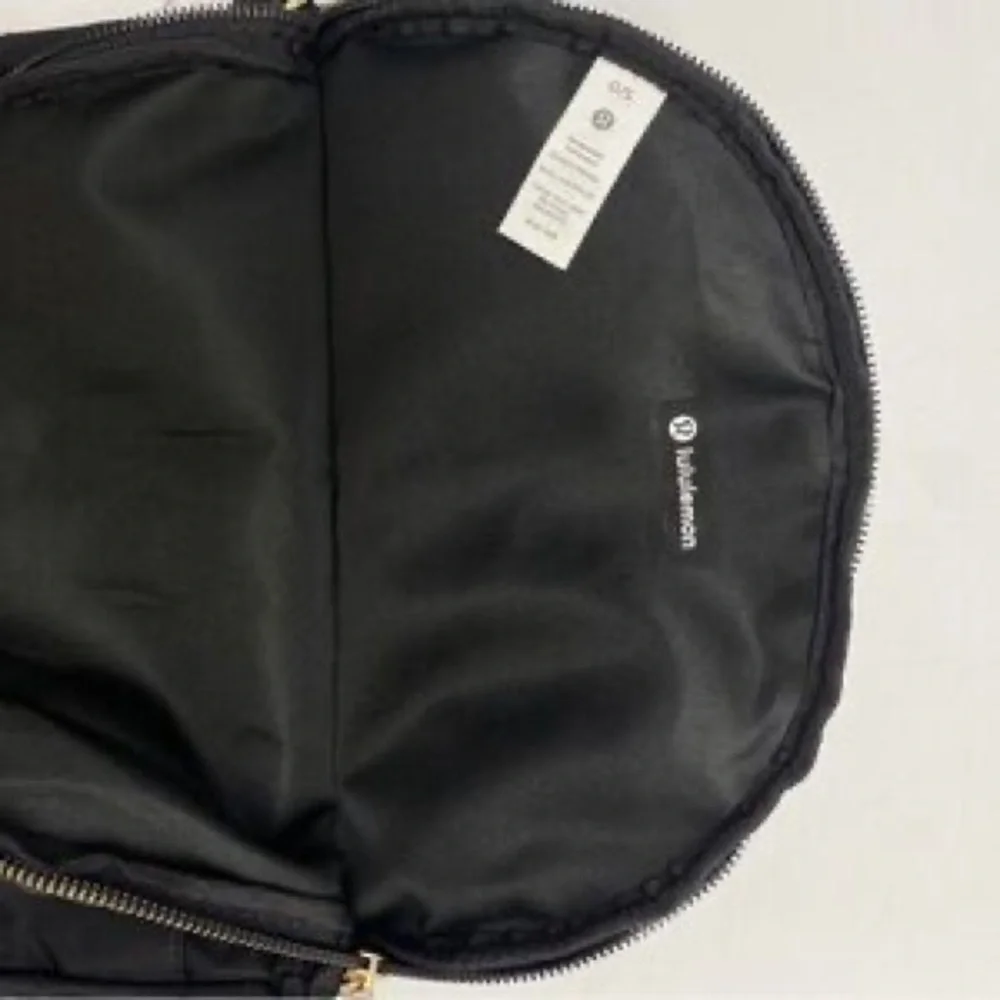 Lululemon Festival Bag 2L Black | Rare Gold Hardware | Crossbody Backpack